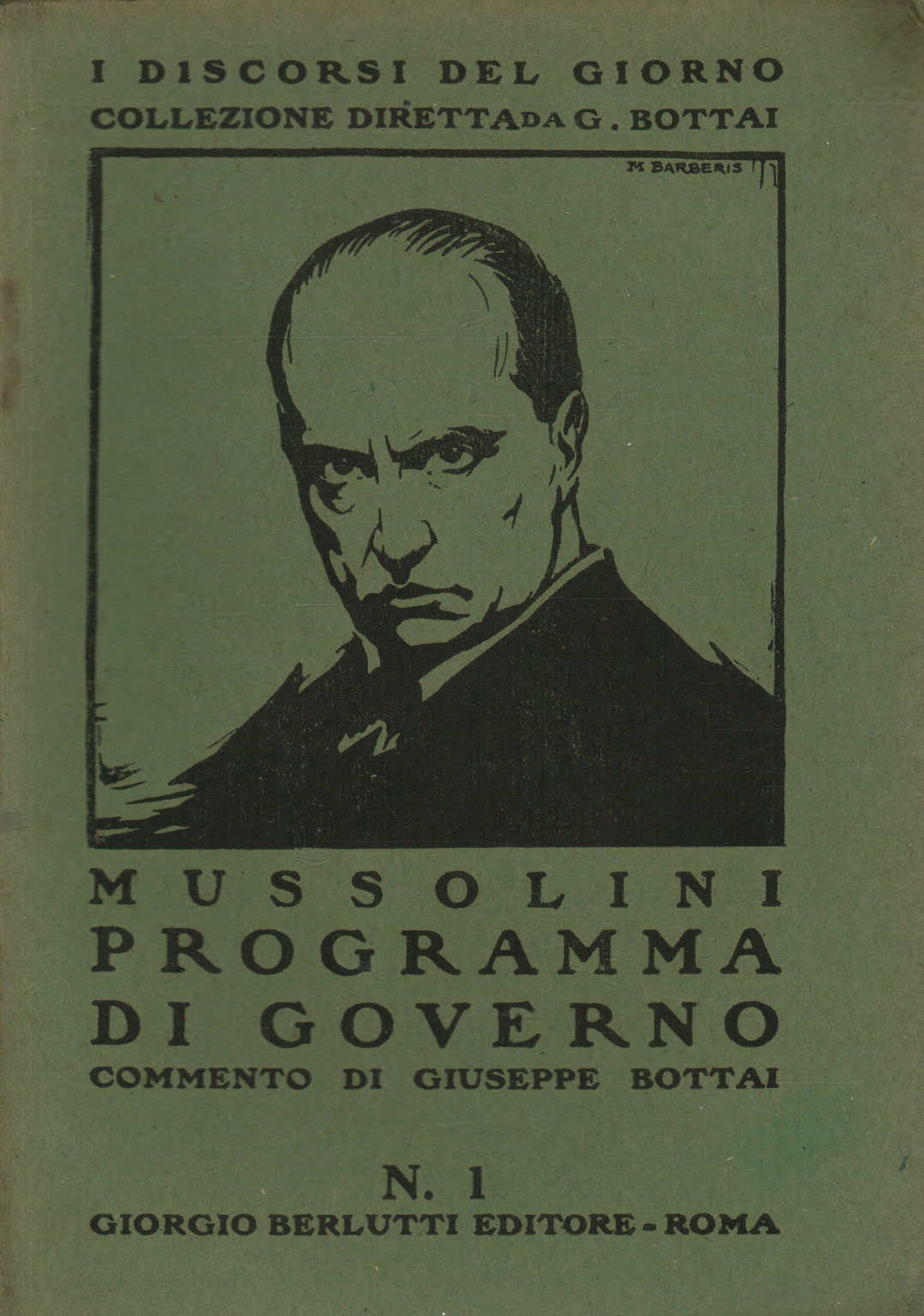 Programa de gobierno de Mussolini, Giuseppe Bottai