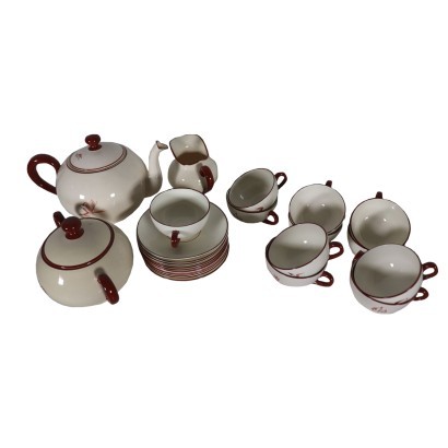 Tea Service Richard Ginori-San Cristoforo Milan 1930s