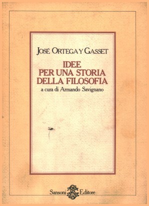 Idee per una storia della filosofia