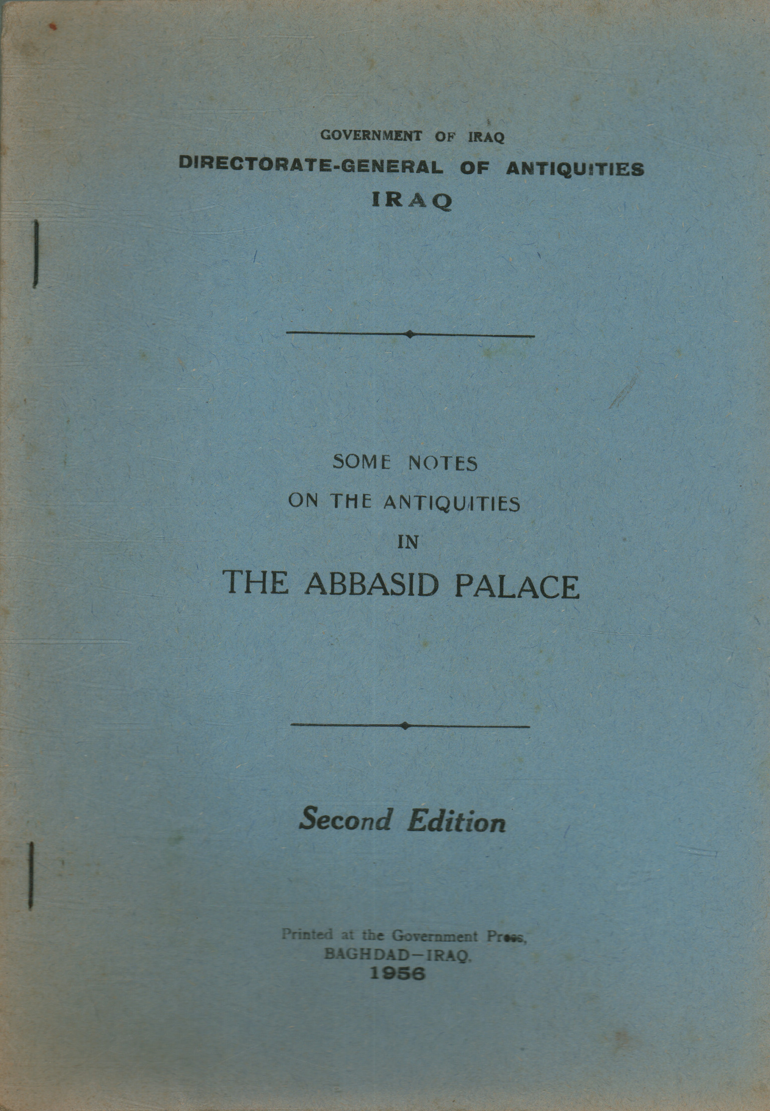 Algunas notas sobre las antigüedades del Palacio Abbasí, AA.VV