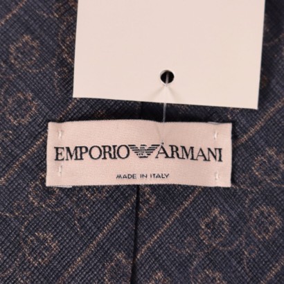 Emporio Armani Tie With Floral Print Silk