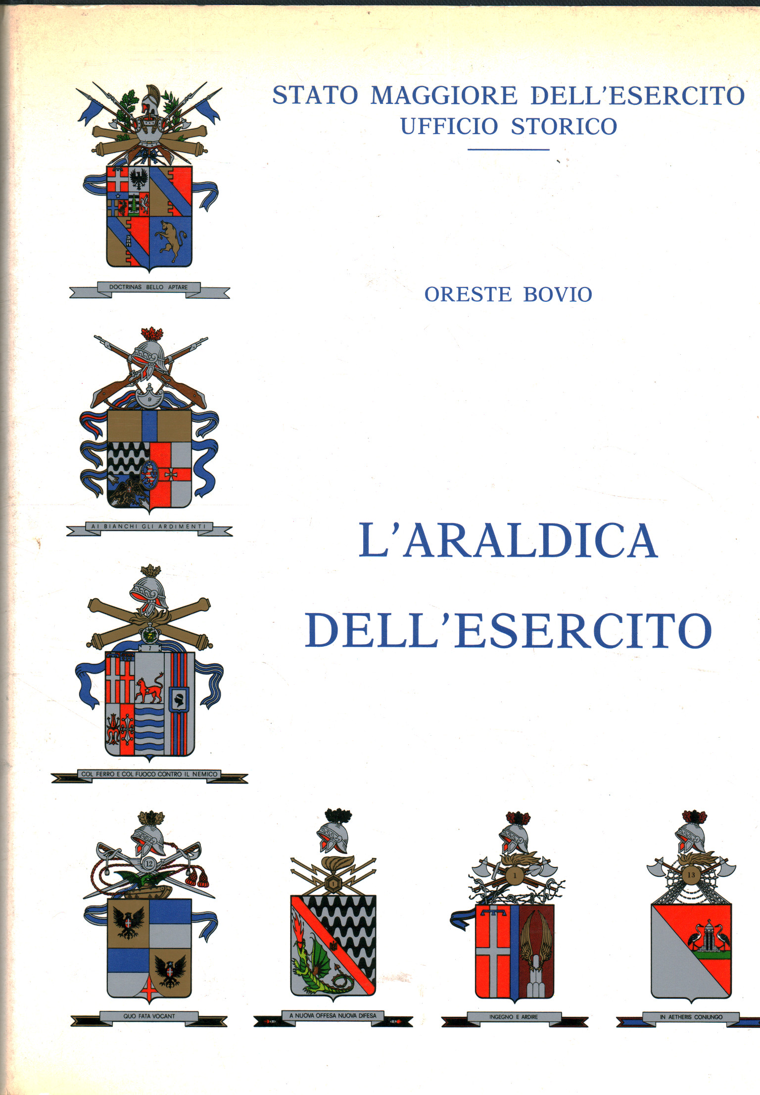 La heráldica del ejército, Oreste Bovio