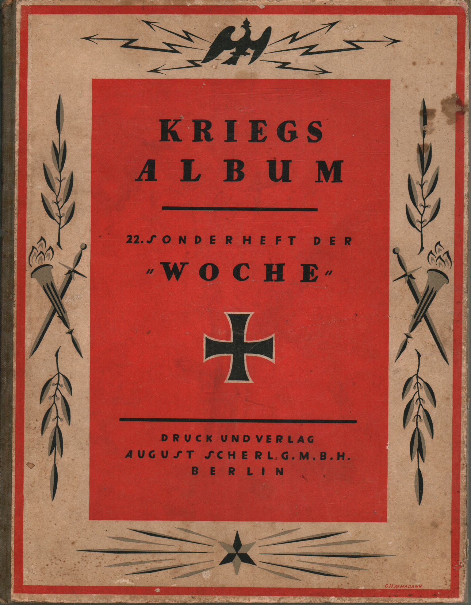 Album Kriegs. 22 Sonderheft der Woche, s.a.