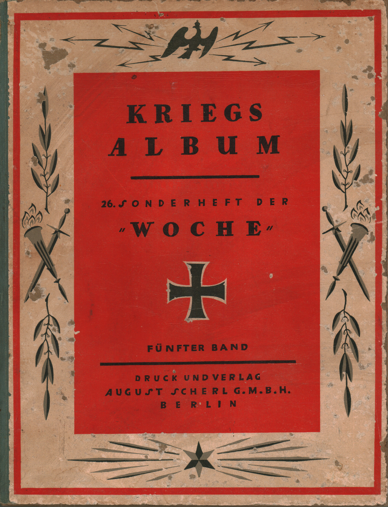 Album Kriegs. 26 Sonderheft der Woche (Fünfter Ban, s.a.