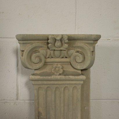 Paar Pilaster Renaissance Sandstein Italien XVI Jhd