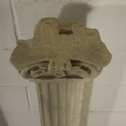 Paar Pilaster Renaissance Sandstein Italien XVI Jhd