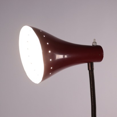 Lampadaire Laiton Alluminium - Italie Années 1950