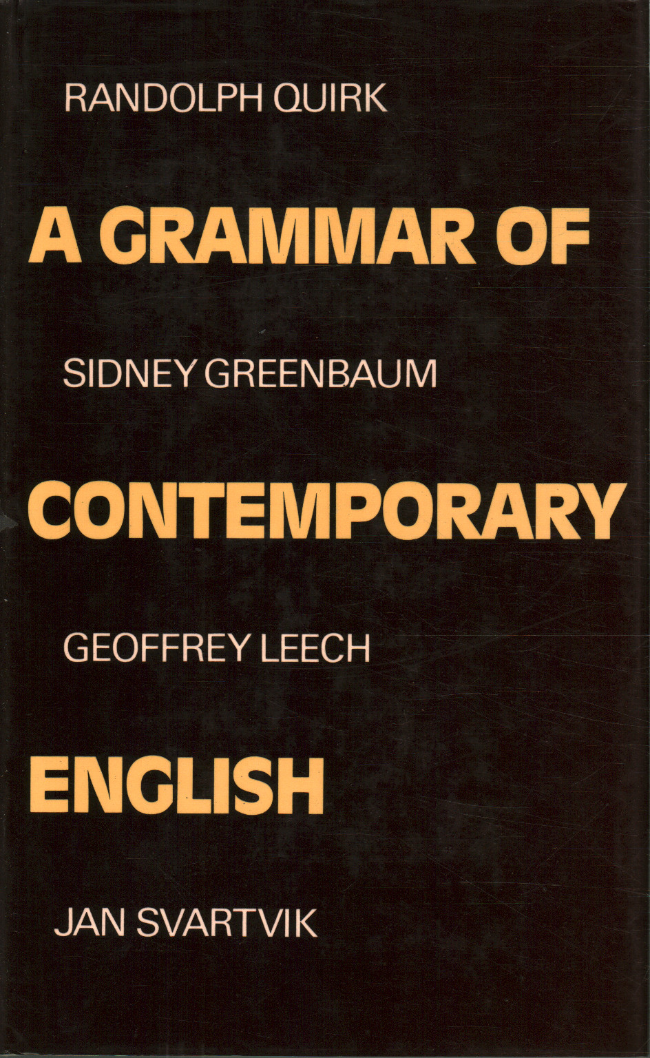 Une grammaire de l'anglais contemporain