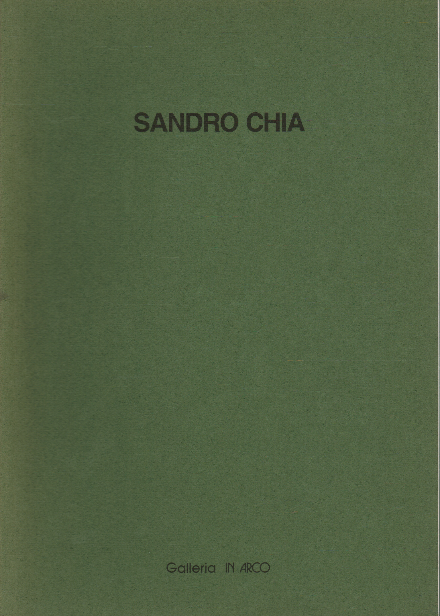 Sandro Chia. Trabaja en papel