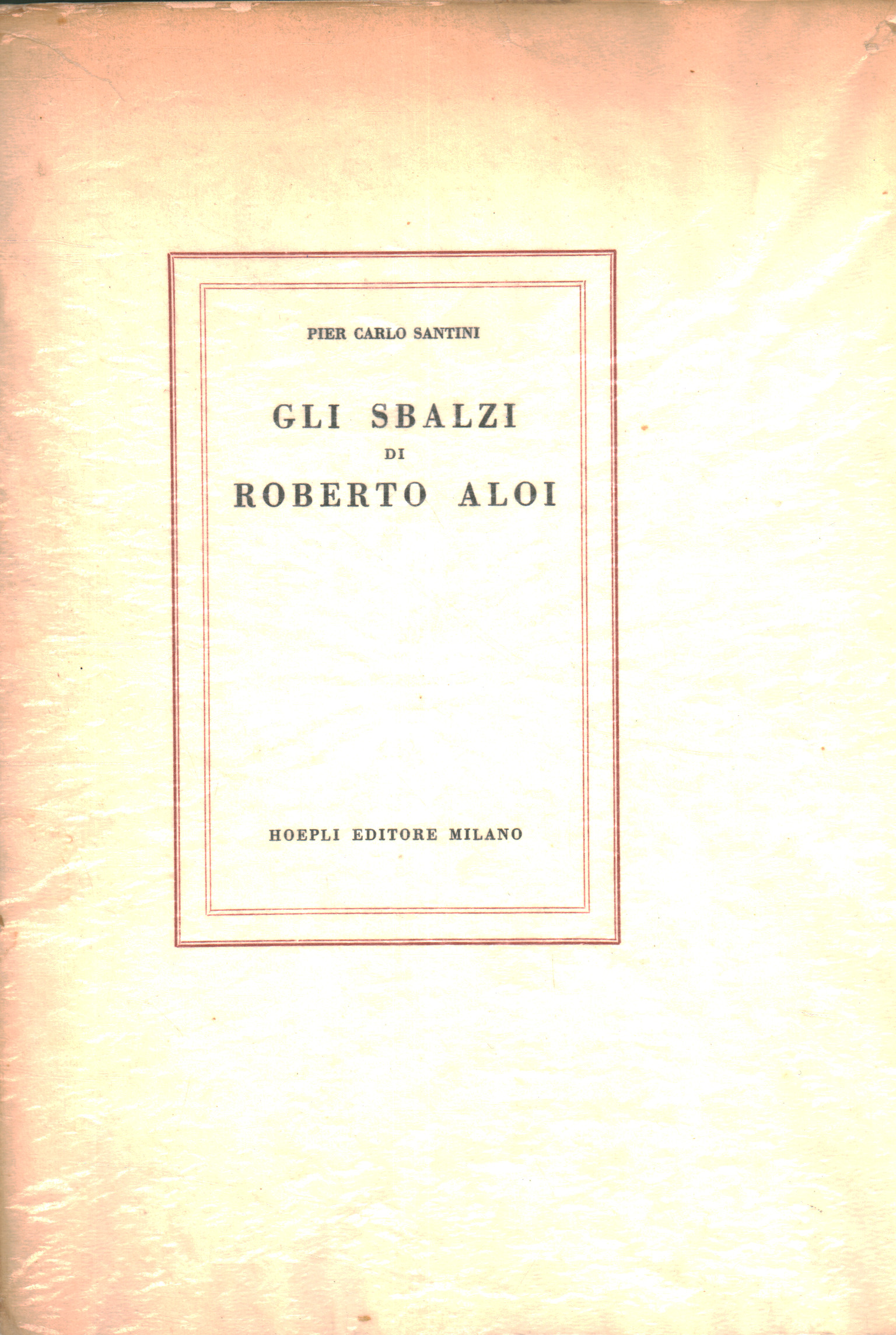 Gli sbalzi di Roberto Aloi