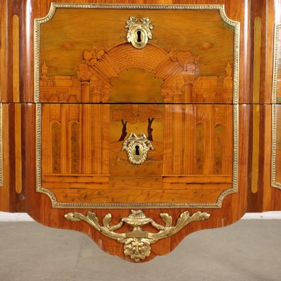 Commode Néoclassique Chêne France XVIII Siècle