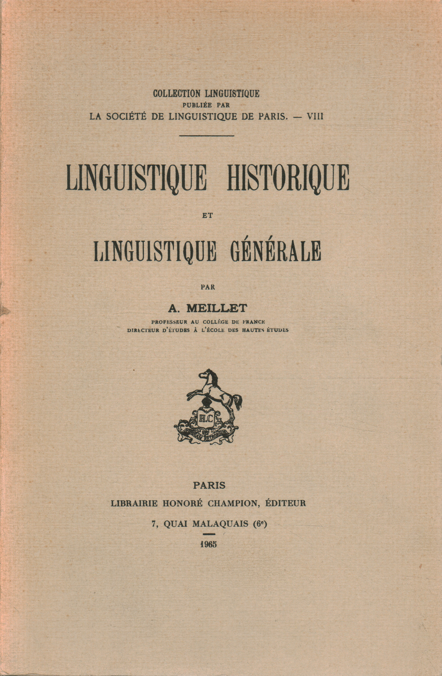 Historische Linguistik und Linguistik g%