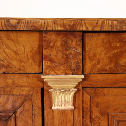 Restoration Sideboard Elm France XIX Century