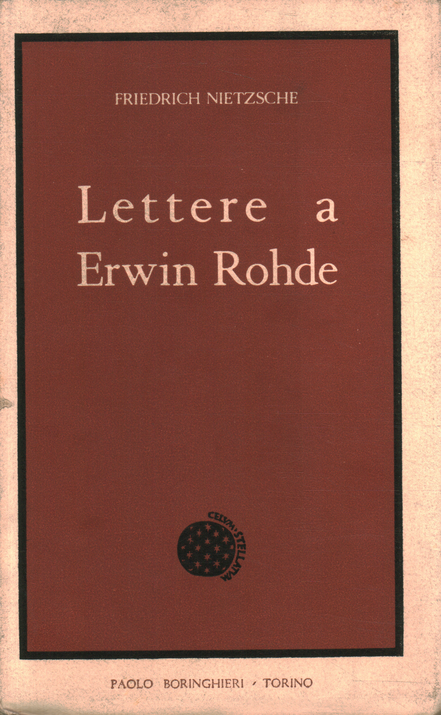 Cartas a Erwin Rohde