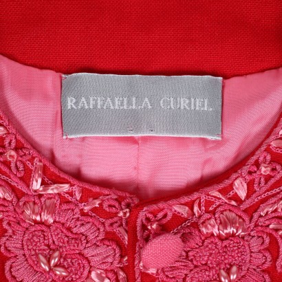 Vintage Jacke R. Curiel Leinen Italien 1980er-1990er