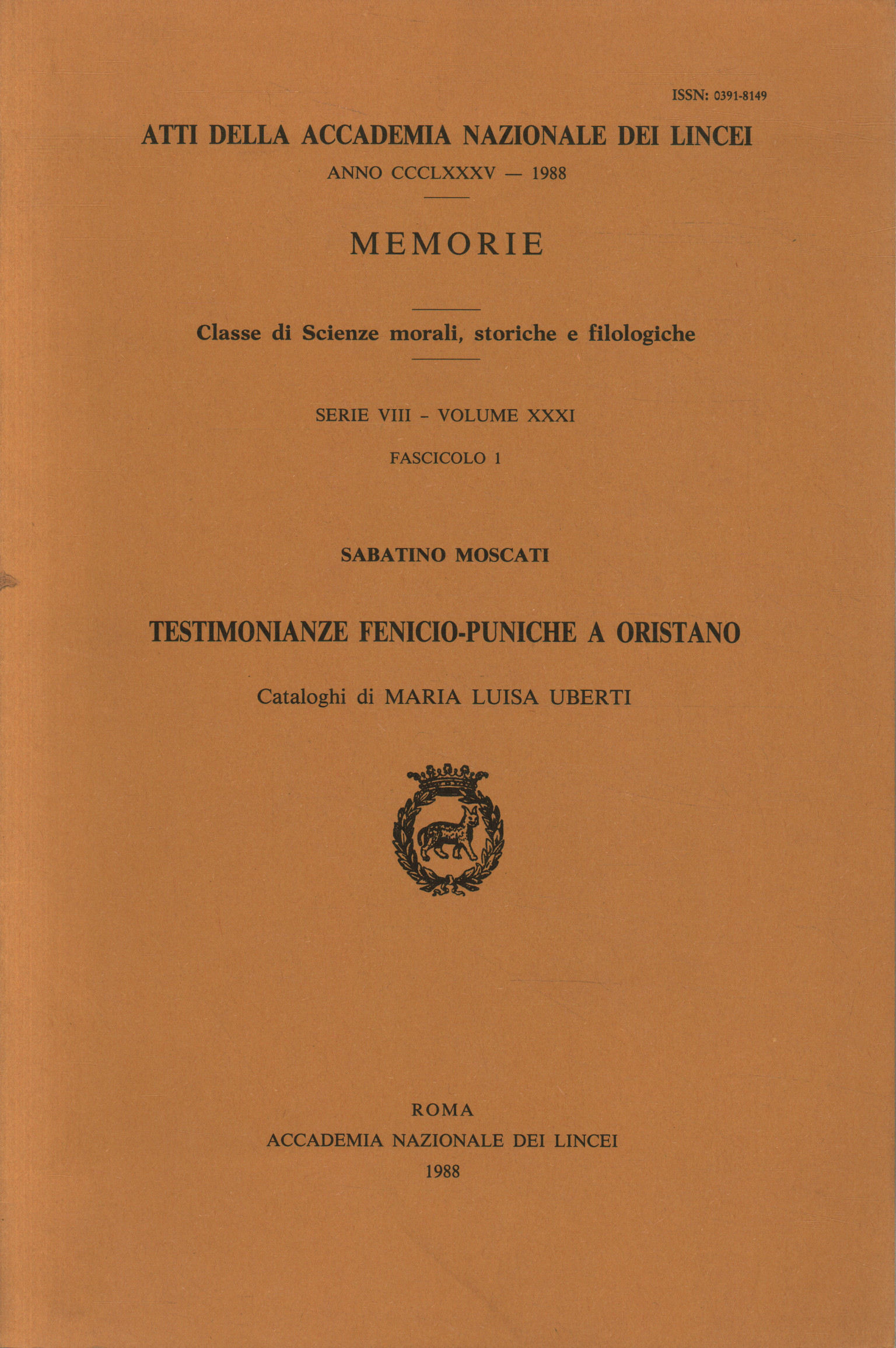 Testimonios fenicio-púnicos en Oristano