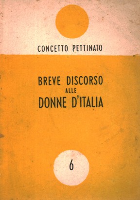 Breve discorso alle donne d'Italia