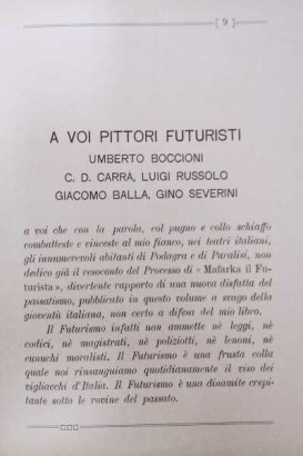 Distruzione Poema futurista. Traduzione da