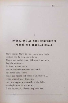 Destruction Futurist poem. Translation from