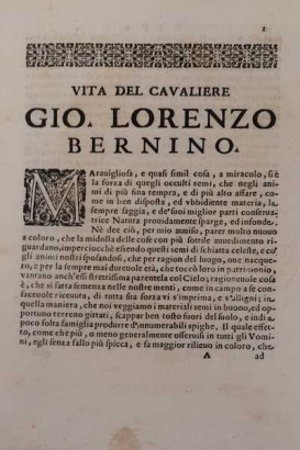 Vida del Caballero Gio. Lorenzo Bernino%, Vida del Caballero Gio. Lorenzo Bernino%, Vida del Caballero Gio. Lorenzo Bernino%