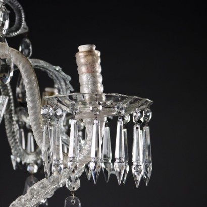 Murano Chandelier Glass Italy XIX Century