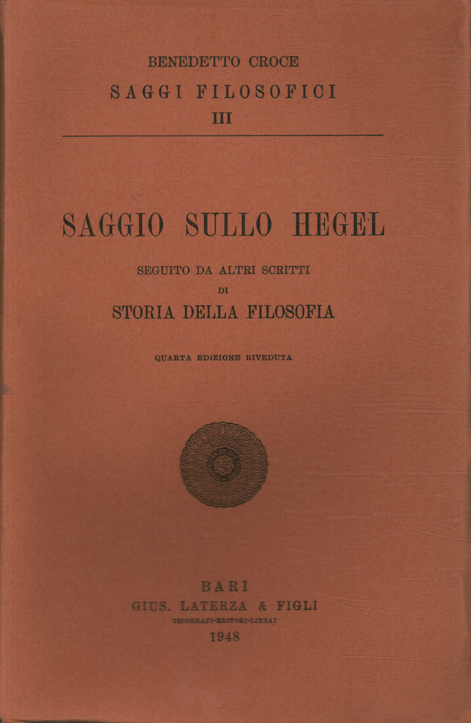 Saggio sullo Hegel