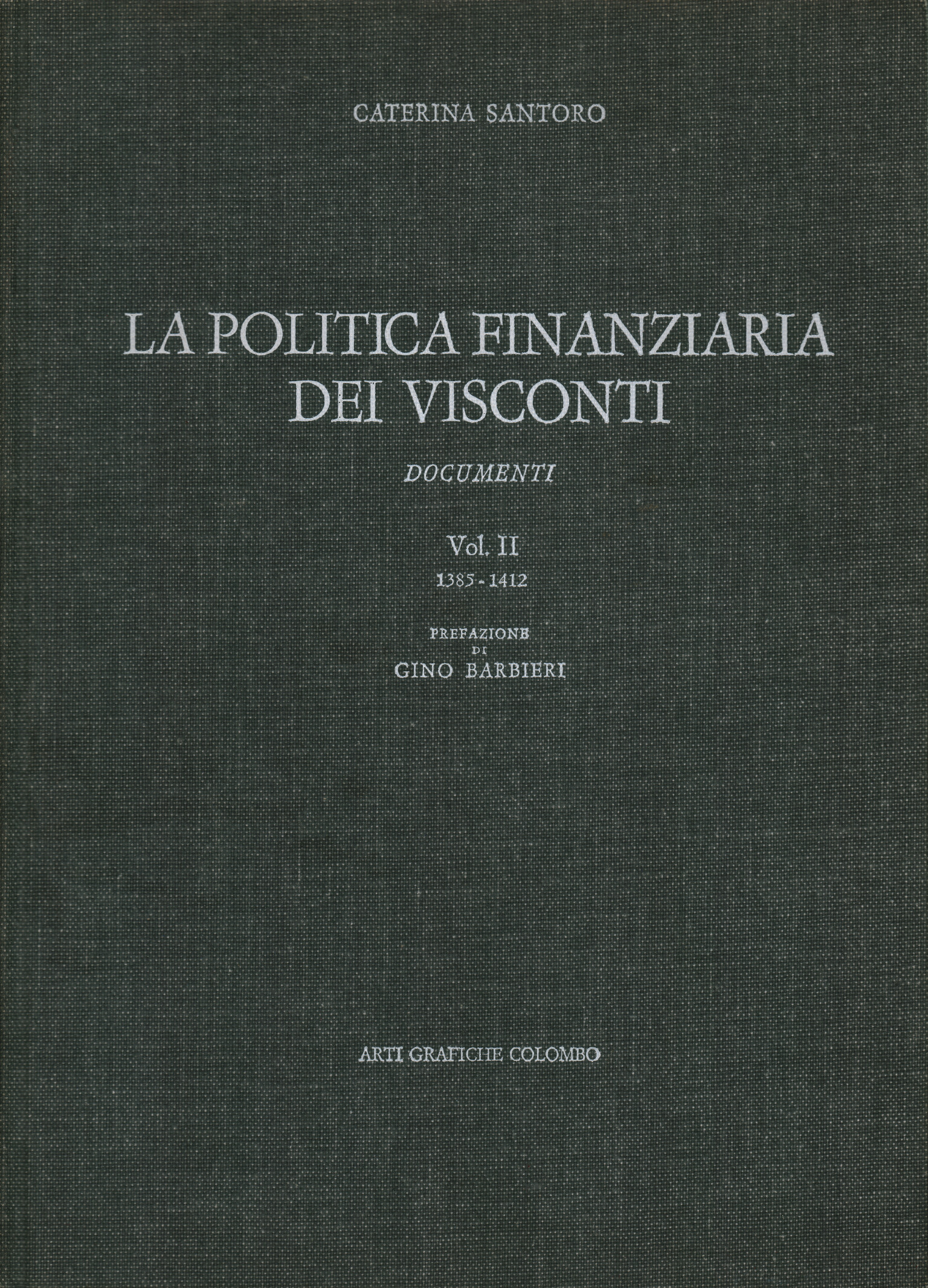 La política financiera de los Visconti (Vo