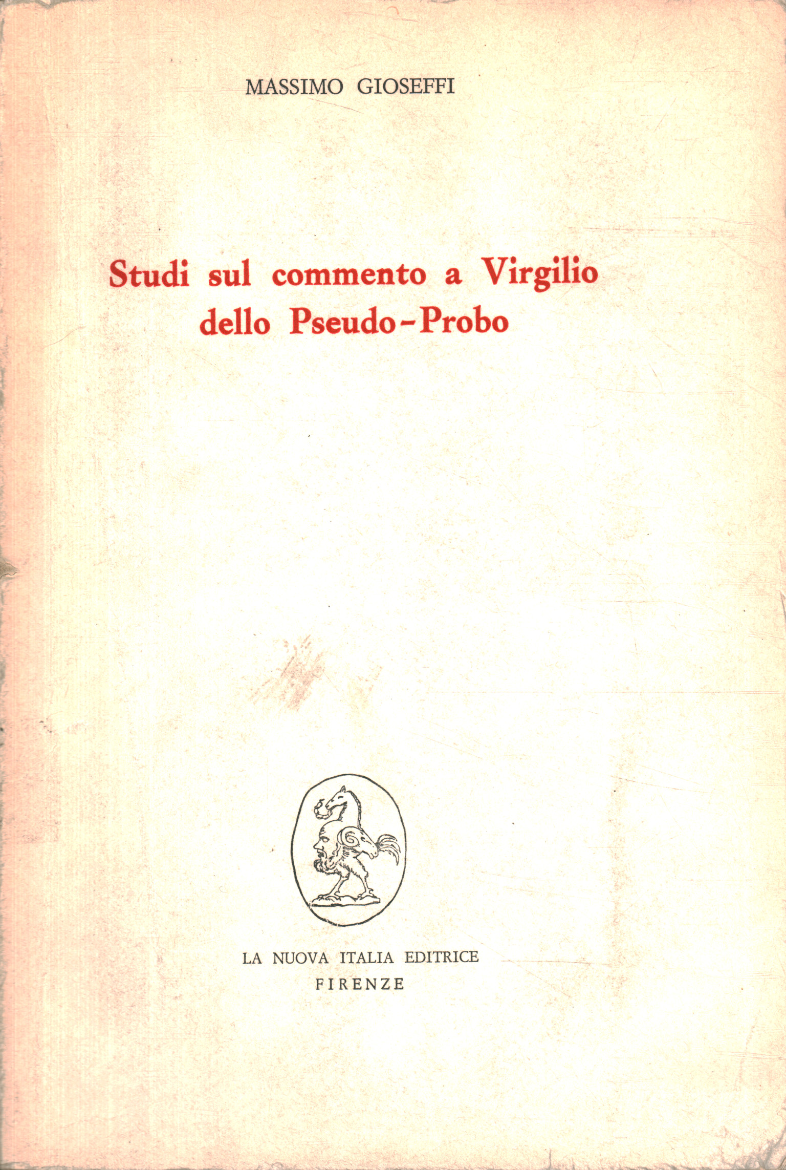 Studi sul commento a Virgilio dello Ps