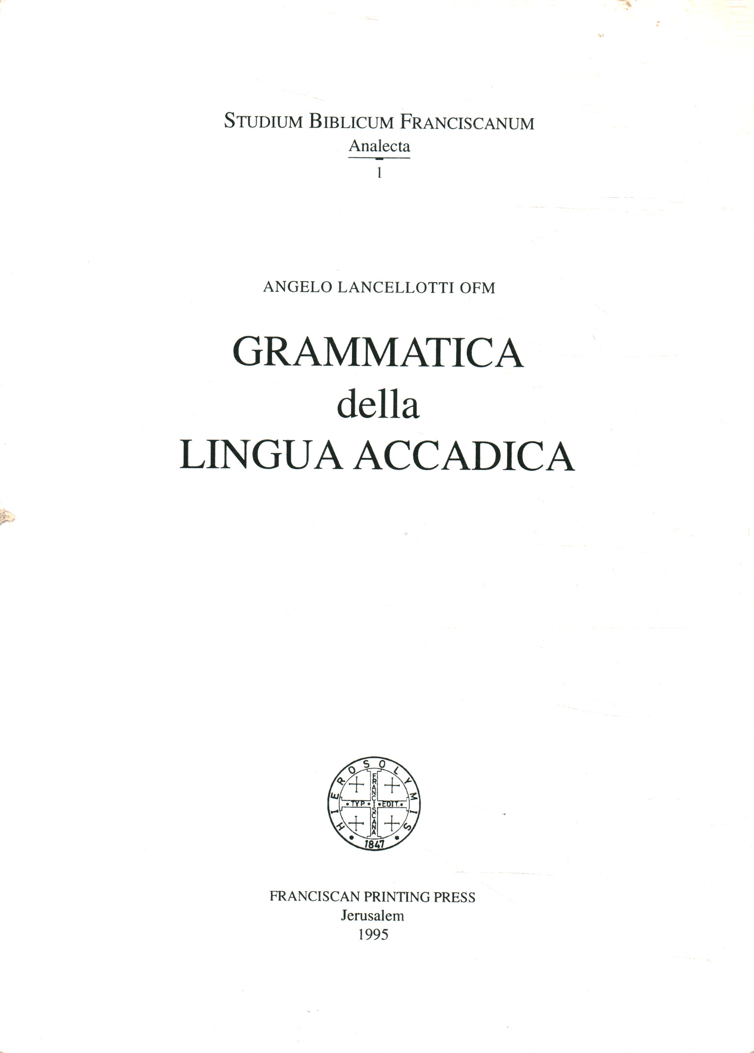 Grammatik der akkadischen Sprache